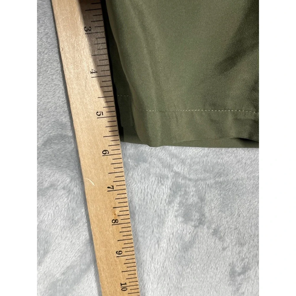 Adidas Mens 2XL Olive Green 3-Stripe 7 Inch Inseam Athletic Shorts New NWT